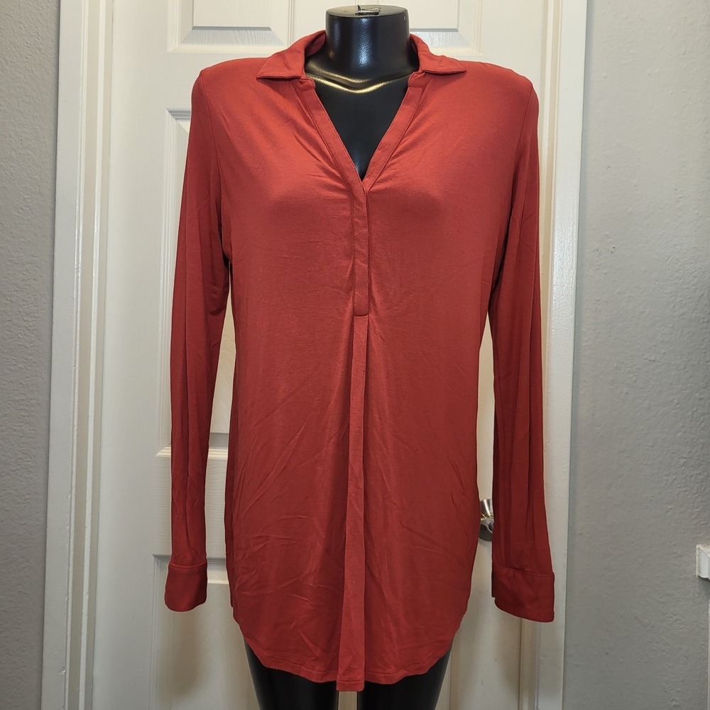 J. Jill Women's Size Small V Neck Long Sleeve Stretch-Great Condition!